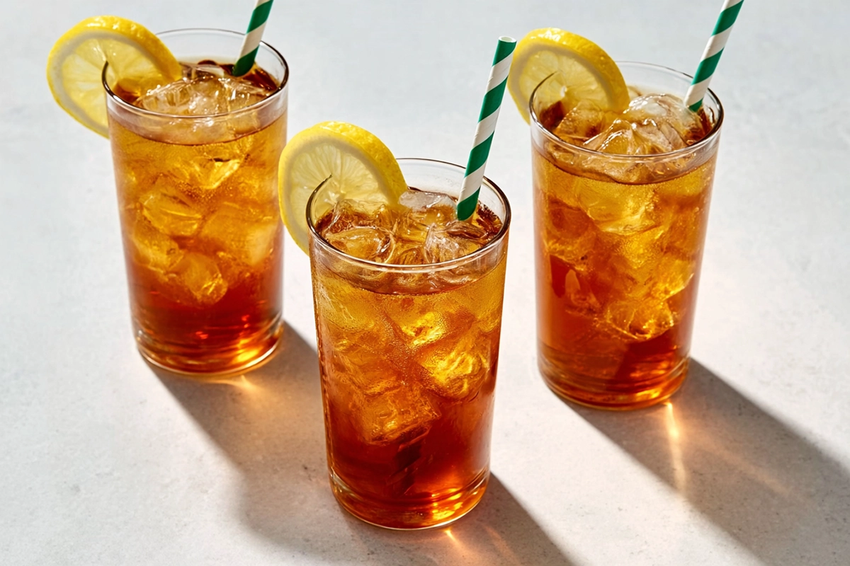 Homemade iced tea for summer