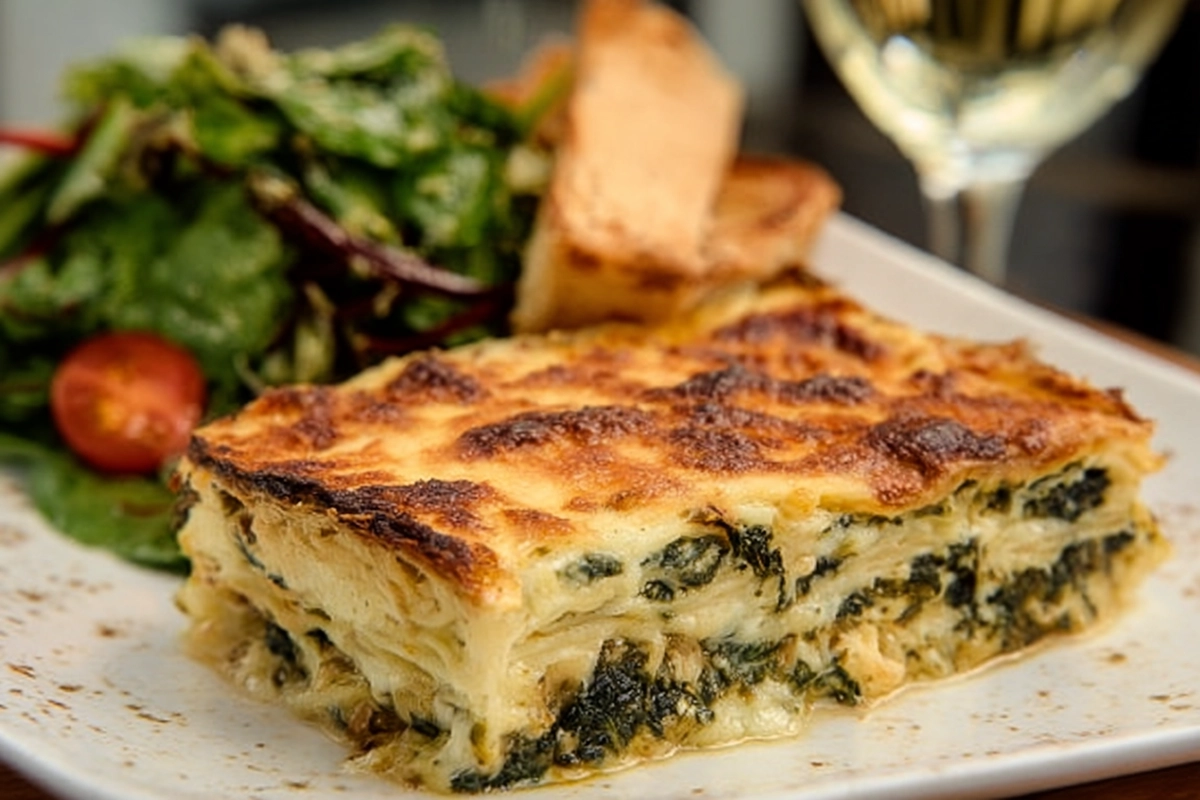 lasagnes épinards chèvre