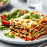 lasagnes poulet légumes mozzarella