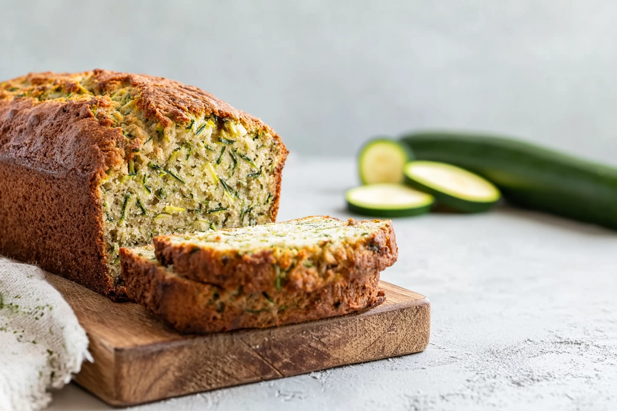 Le cake chèvre et courgette de Cyril Ligna