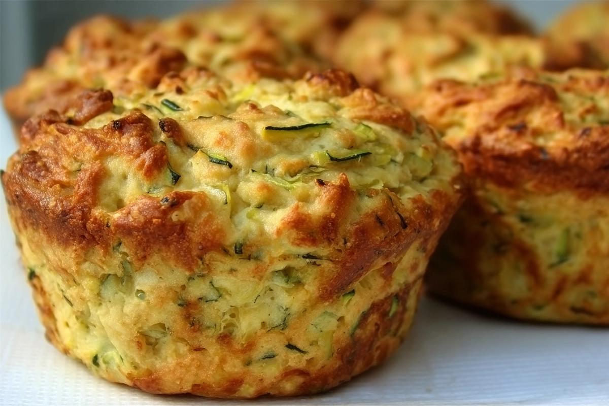 Moelleux au chèvre et à la courgette
