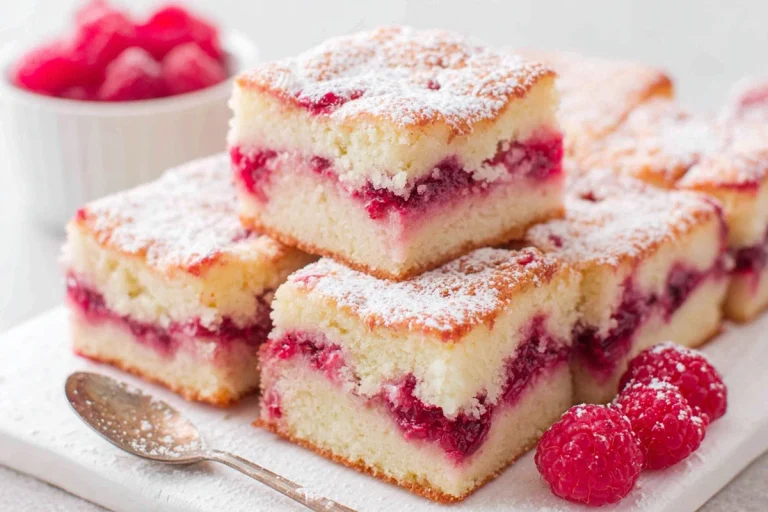 moelleux aux framboises