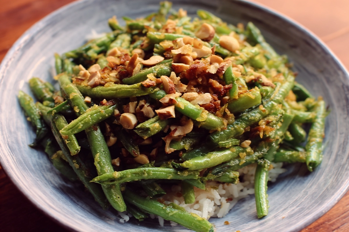 Omelette aux asperges sauvages de ma mama