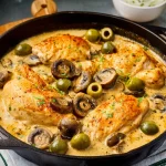 poulet sauce crémeuse
