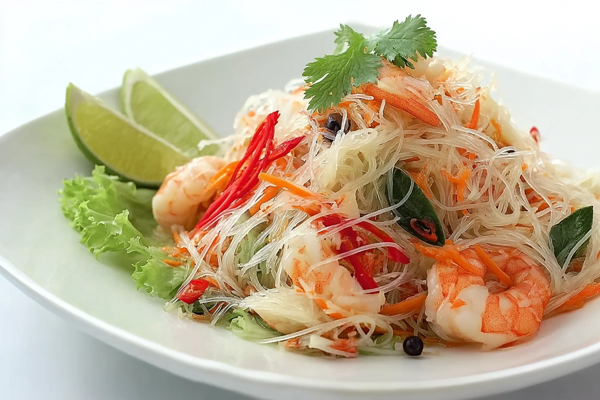 salade thaïe de vermicelles