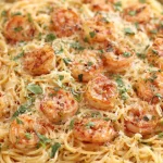 spaghetti aux crevettes