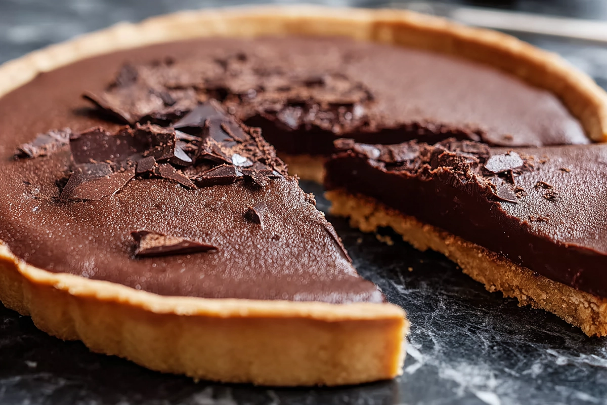 Tarte au chocolat facile