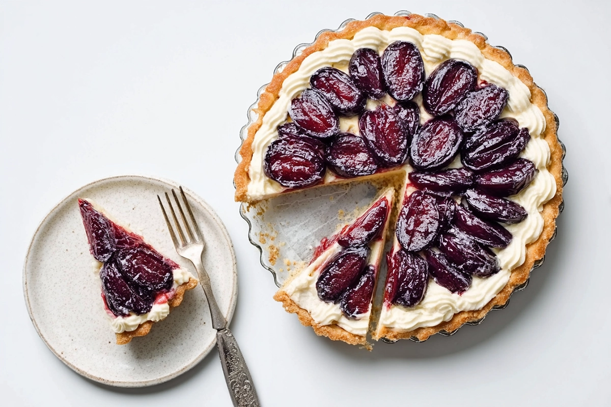 Tarte aux Quetsches et à la Crème d’Amande