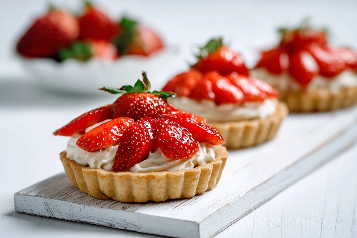 Tartelettes aux Fraises et à la Crème Pâtissière