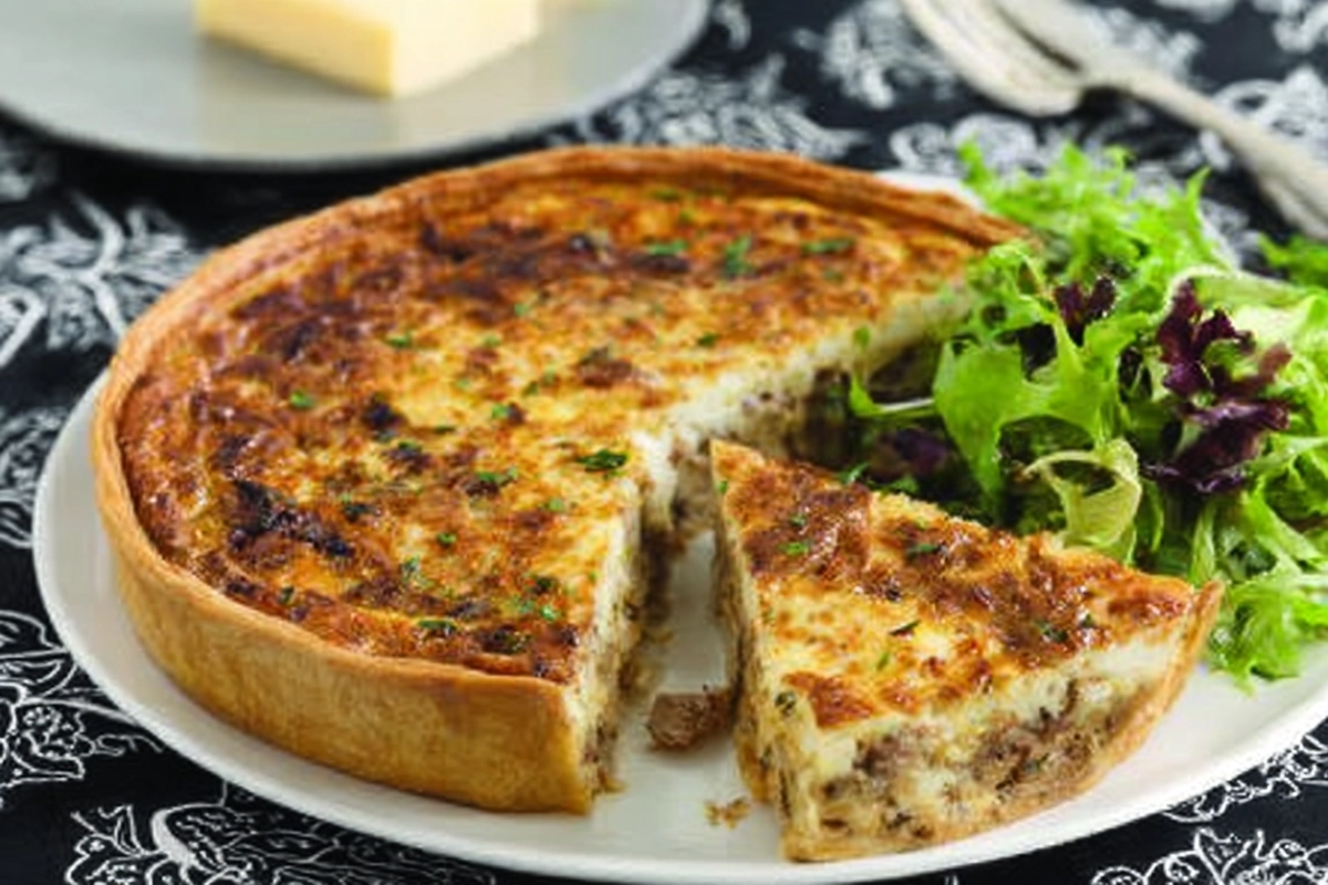 Tourte aux courgettes au chèv