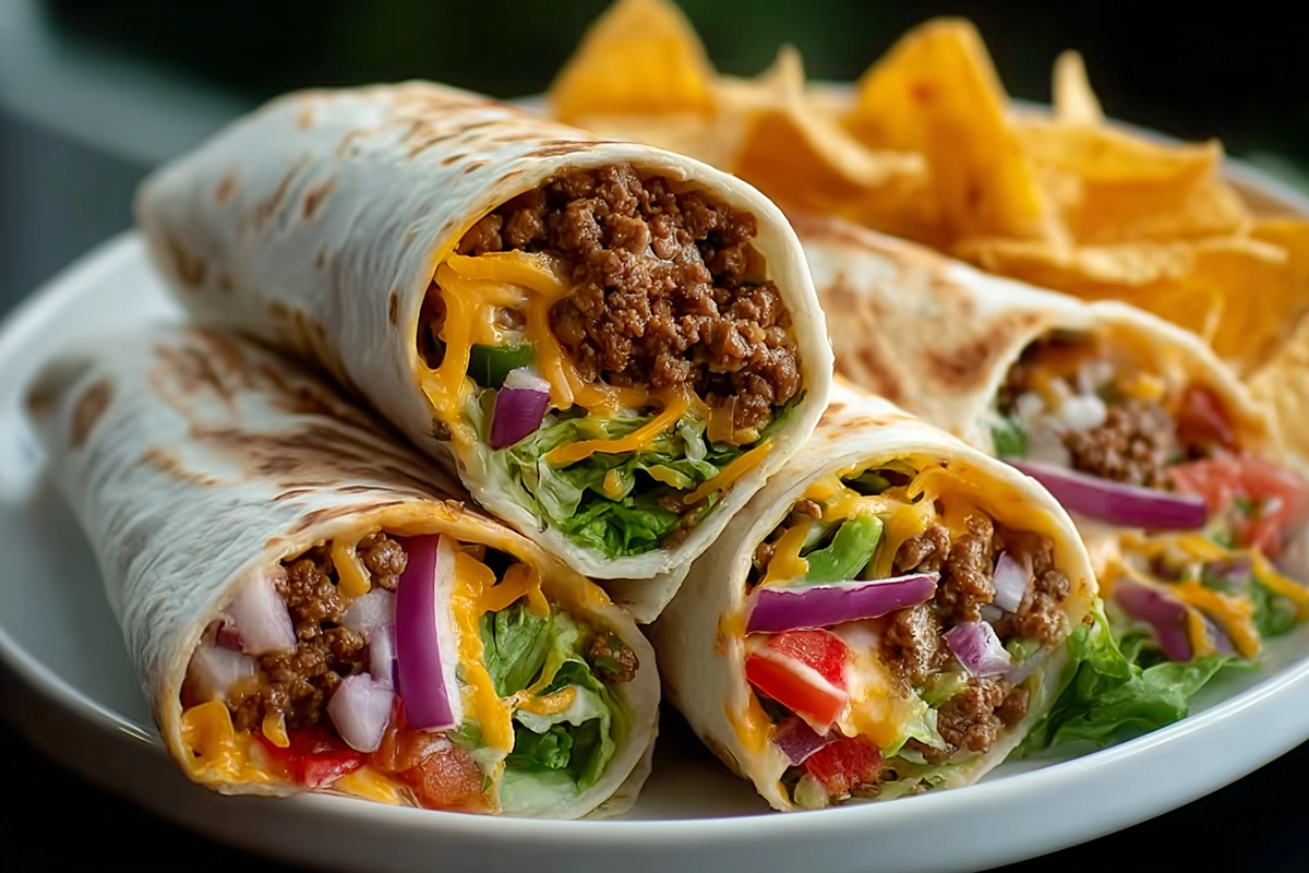 wraps bœuf fromage