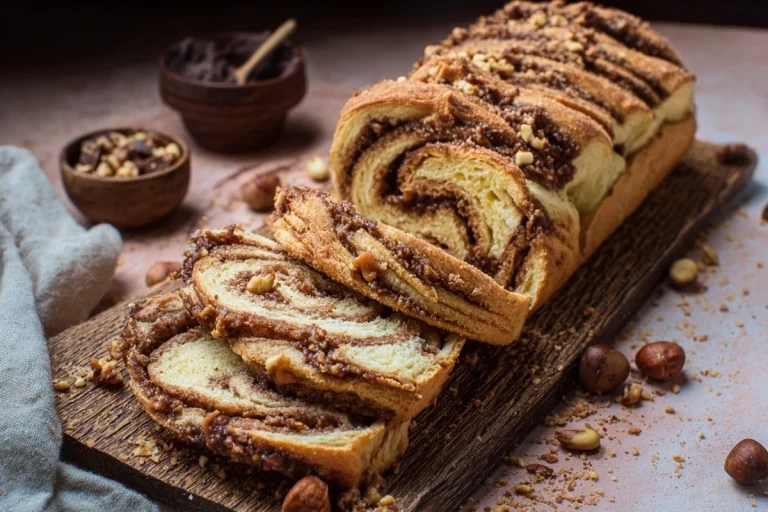 brioche tressée à la noisette