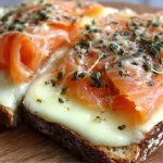 croque saumon fumé