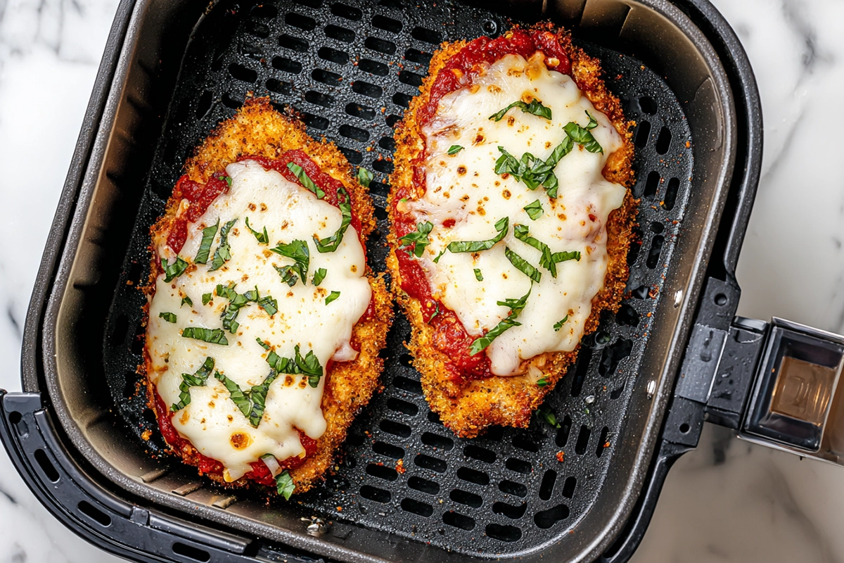 Poulet parmesan à la friteuse à air : le repas rapide aux saveurs italiennes qui croustille de bonheur 5 AIR FRYER CHICKEN PARMESA