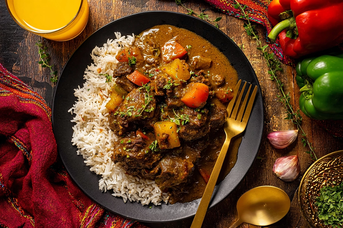 Authentic Jamaican Curry Chicke