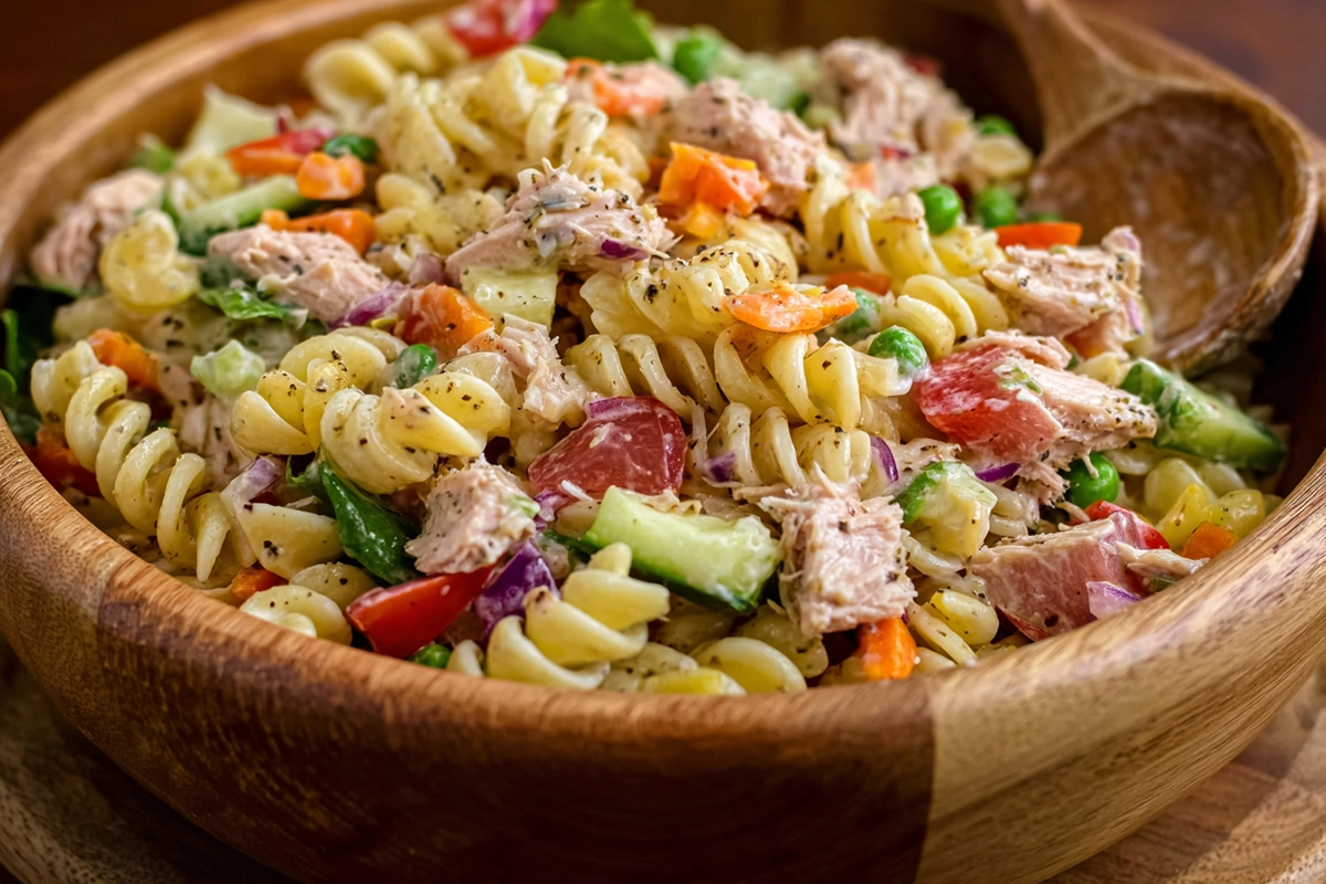 salade de macaronis au thon