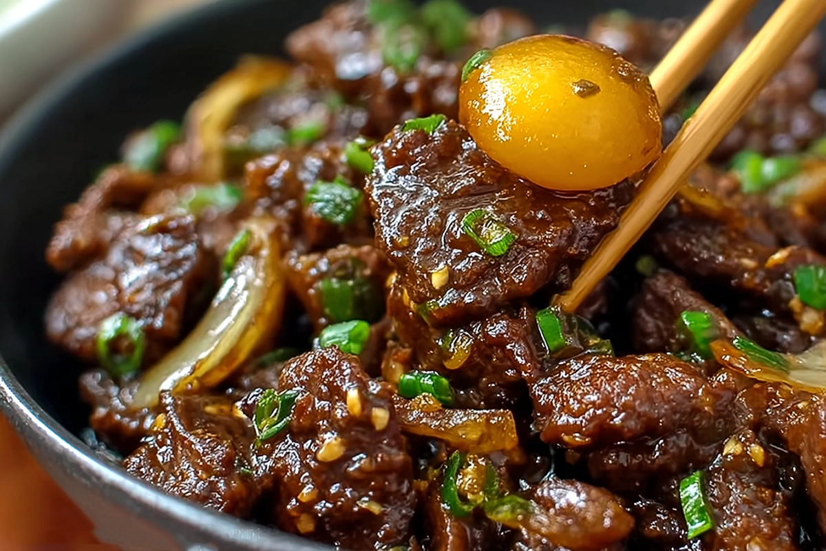 Bœuf Sauté aux Oignon