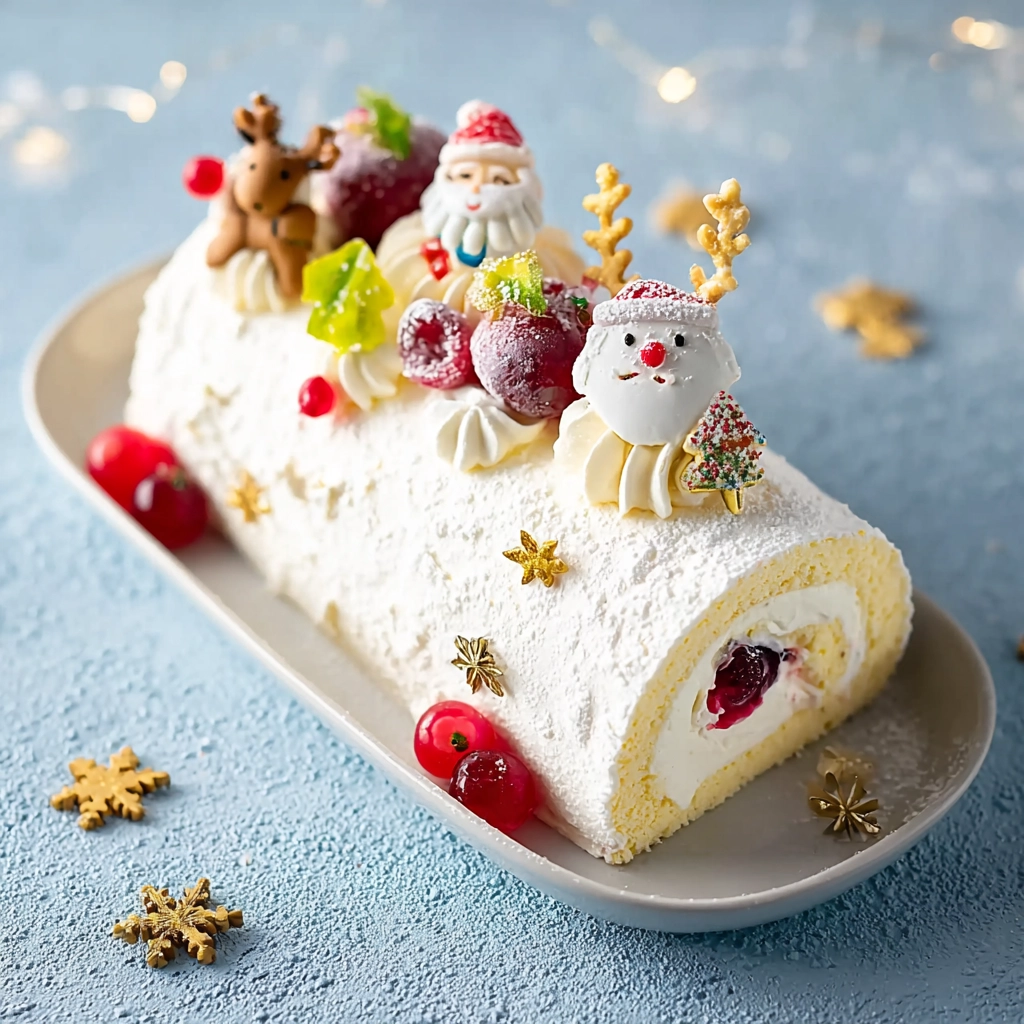 Christmas vanilla raspberry cake recipe
