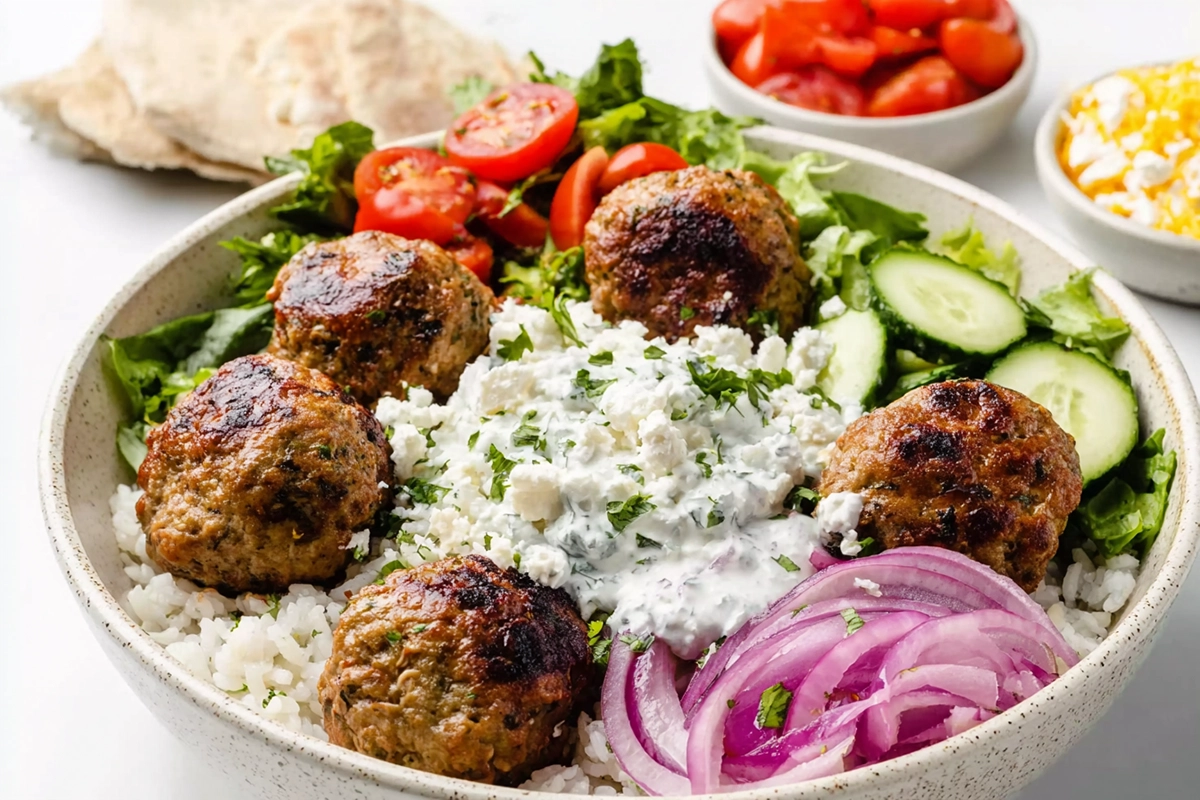 Boulettes de dinde grecques avec sauce tzatziki : un repas sain et plein de soleil à chaque bouchée 5 Greek Turkey Meatballs with Tzatzik