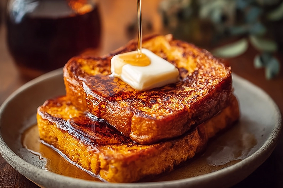 Pumpkin French Toast Breakfas
