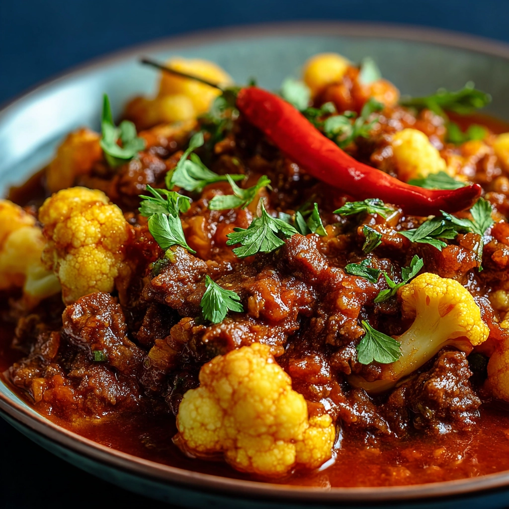 Chou-fleur à la Bolognaise : la recette savoureuse qui réinvente le gratin traditionnel 5 Served plate of cauliflower gratin