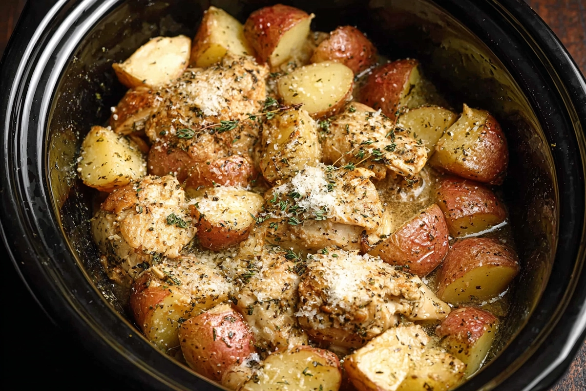 poulet parmesan à l’ail mijoteuse - Recettes de Luxe