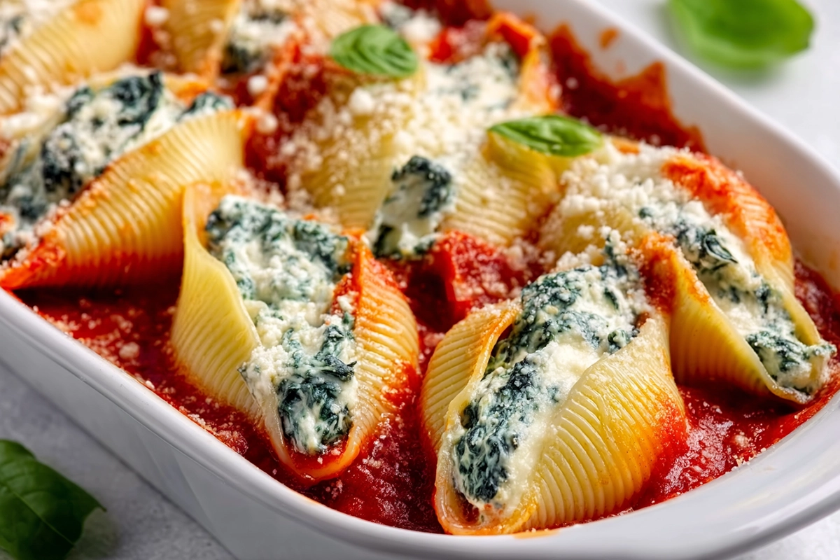 Coquilles farcies aux épinards et ricotta : Le plat végétarien qui réchauffe le cœur (et le ventre) 5 Spinach and Ricotta Stuffed Shell