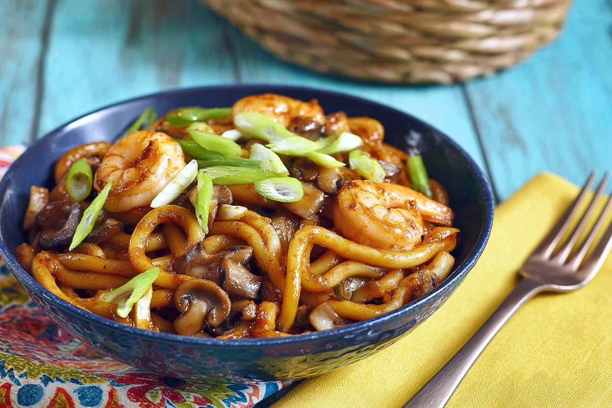 Yaki Udon with Shrim