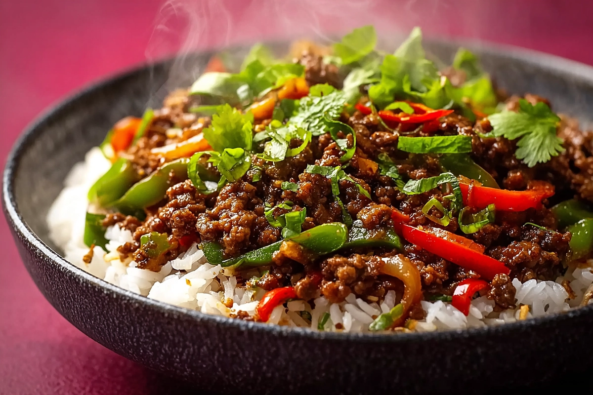 bœuf croustillant au pimen