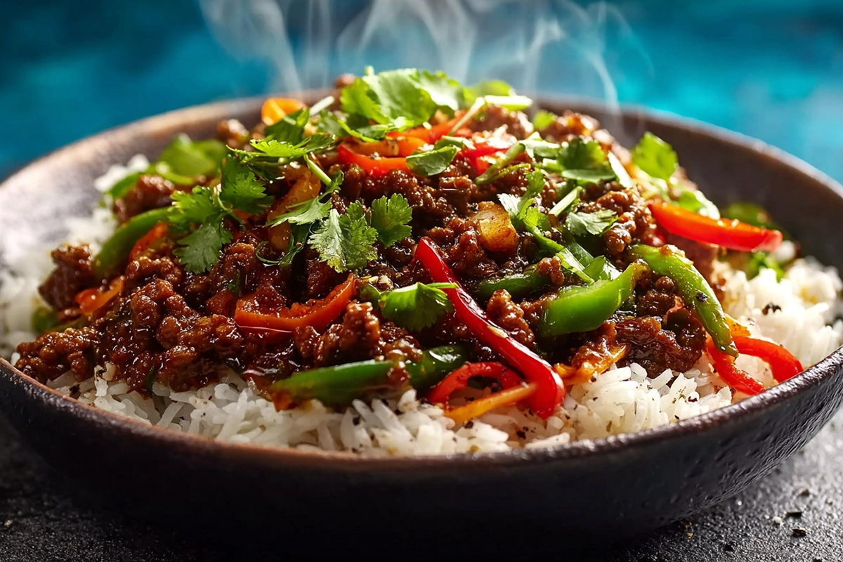 bœuf croustillant au piment