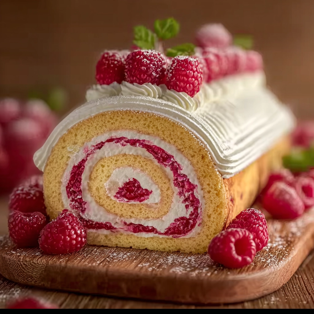 ûche Chantilly Mascarpone & Framboises Fraîches