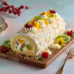 bûche légère au yaourt et aux fruits