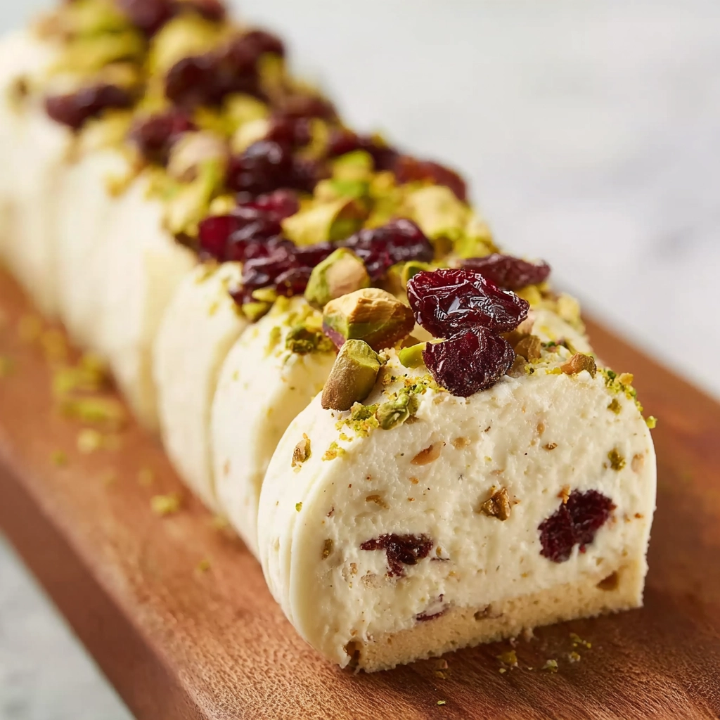 buche-pistache-griottes-dessert-noel
