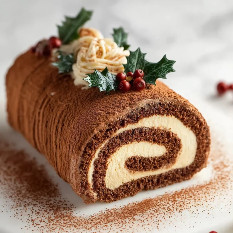 bûche tiramisu facile