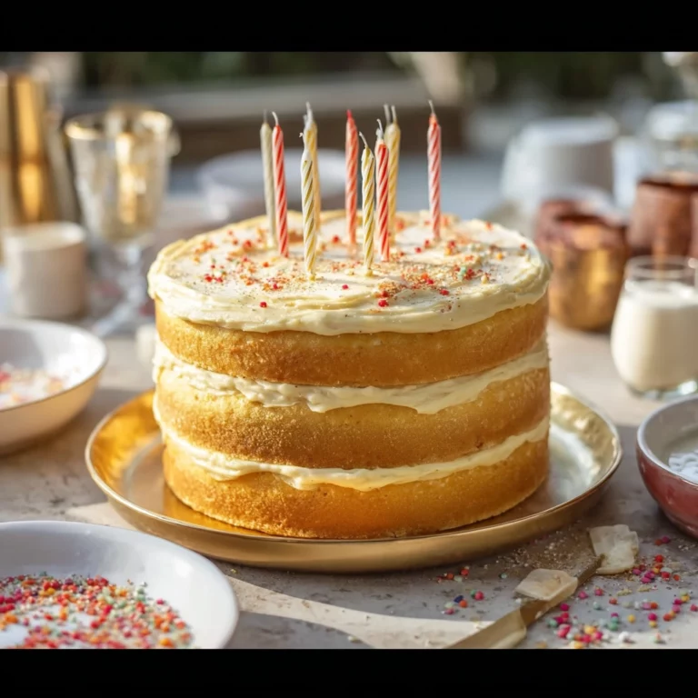 gâteau d’anniversaire facile et délicieux