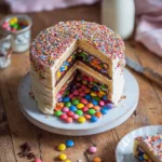 gâteau surprise piñata smarties
