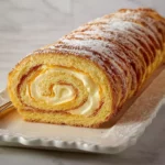 génoise pour bûche roulée dorée et moelleuse