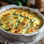 gratin courgettes thon maison doré au four
