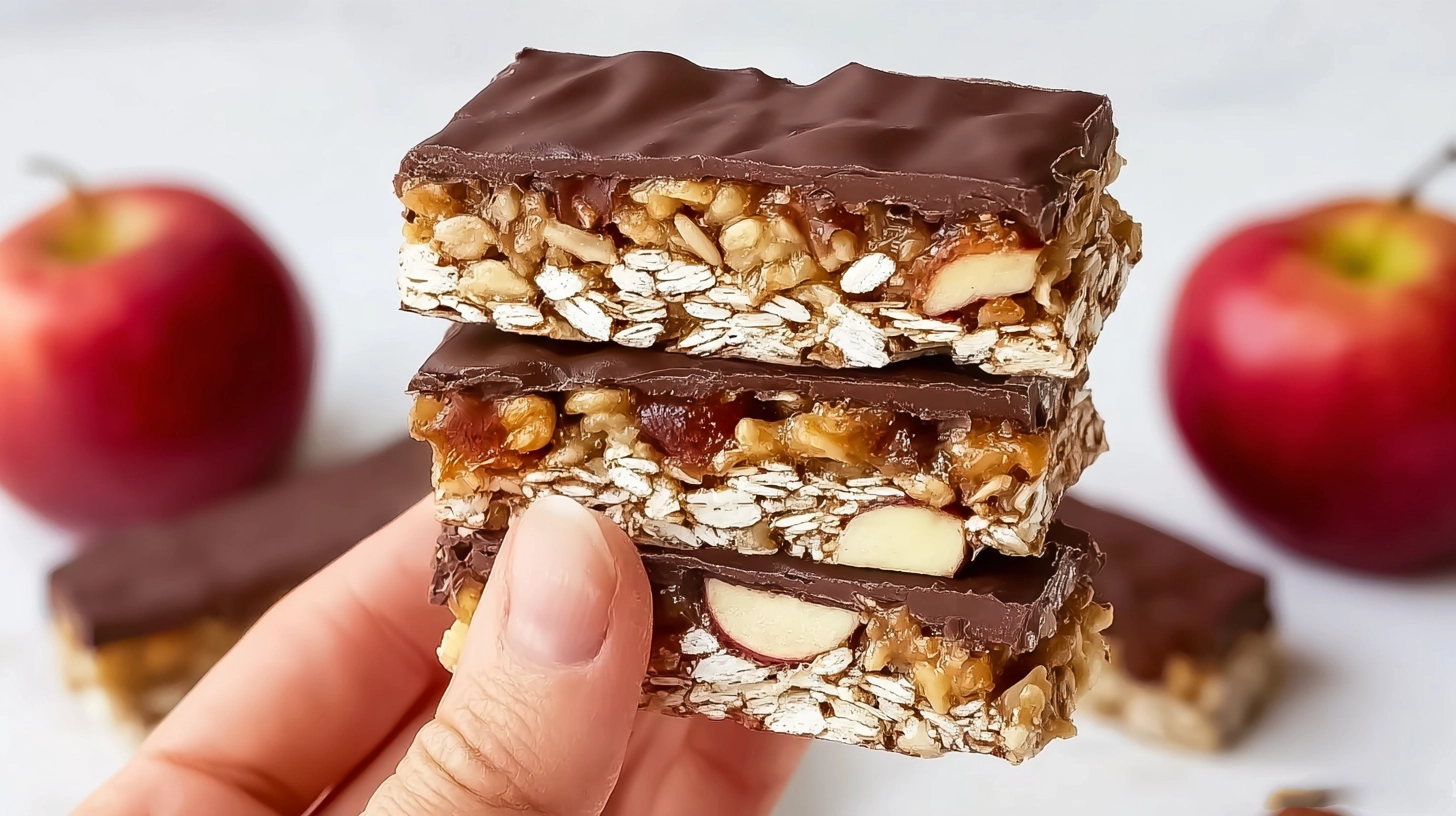 Mini barre vegan au beurre de cacahuète et chocolat