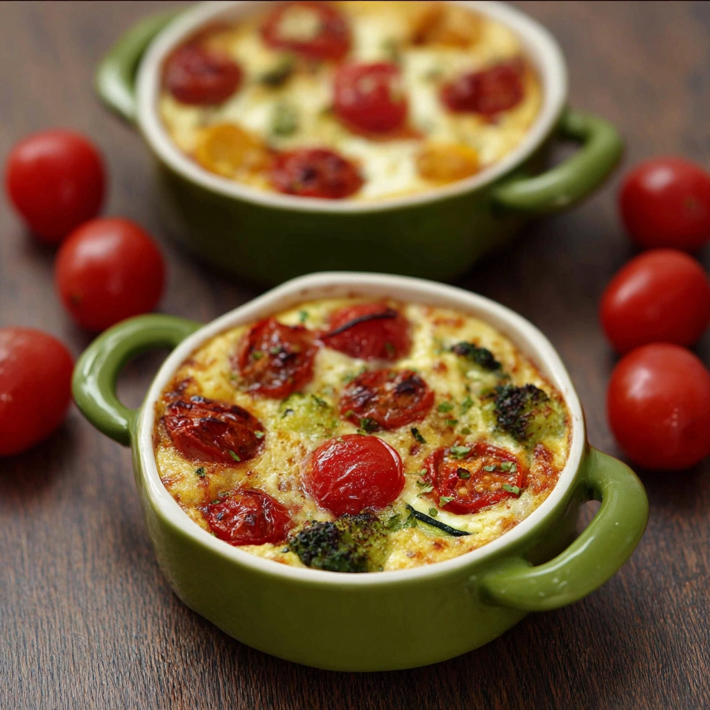 Clafoutis tomates cerises courgette chèvre : un délice d’été simple et gourmand 5 part clafoutis tomates cerises courgette chèvre