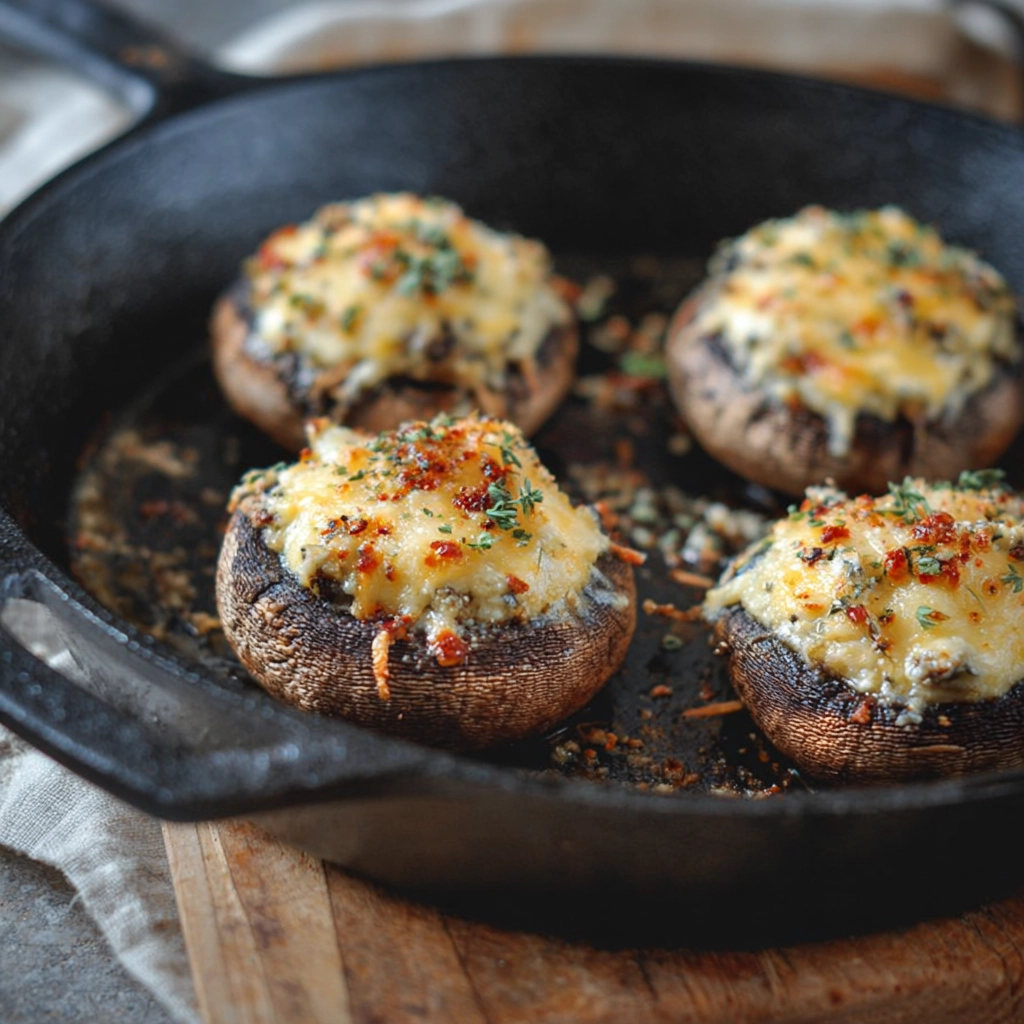 Petits champignons farcis – l’apéritif facile et savoureux à ne pas manquer 5 petits champignons farcis