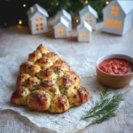 sapin de Noël au fromage doré