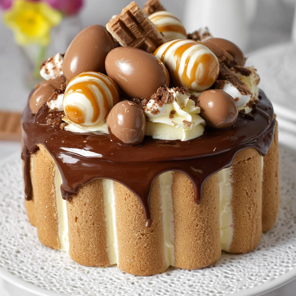 Charlotte Kinder : le dessert sans cuisson qui fait fondre petits et grands 5 Part de charlotte Kinder servie