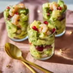 verrines avocat saumon fumé apéritif chic