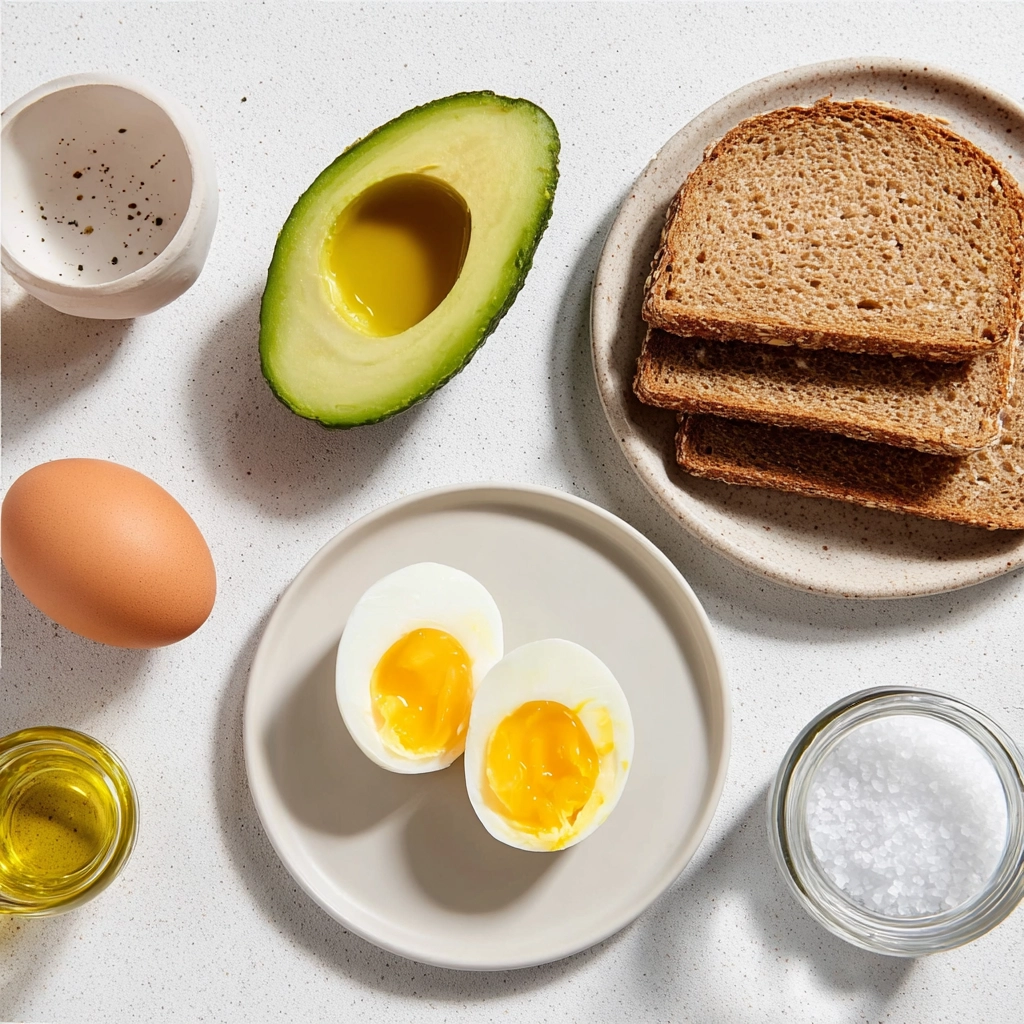 Avocado Toast with Egg Ingredients