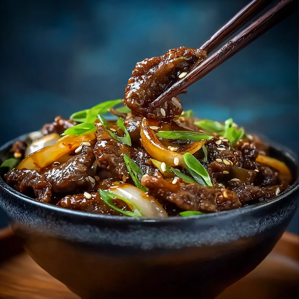 Boeuf Sauté Oignons : un plat simple qui rappelle tant de moments à table 5 Boeuf Saute Oignons Serving