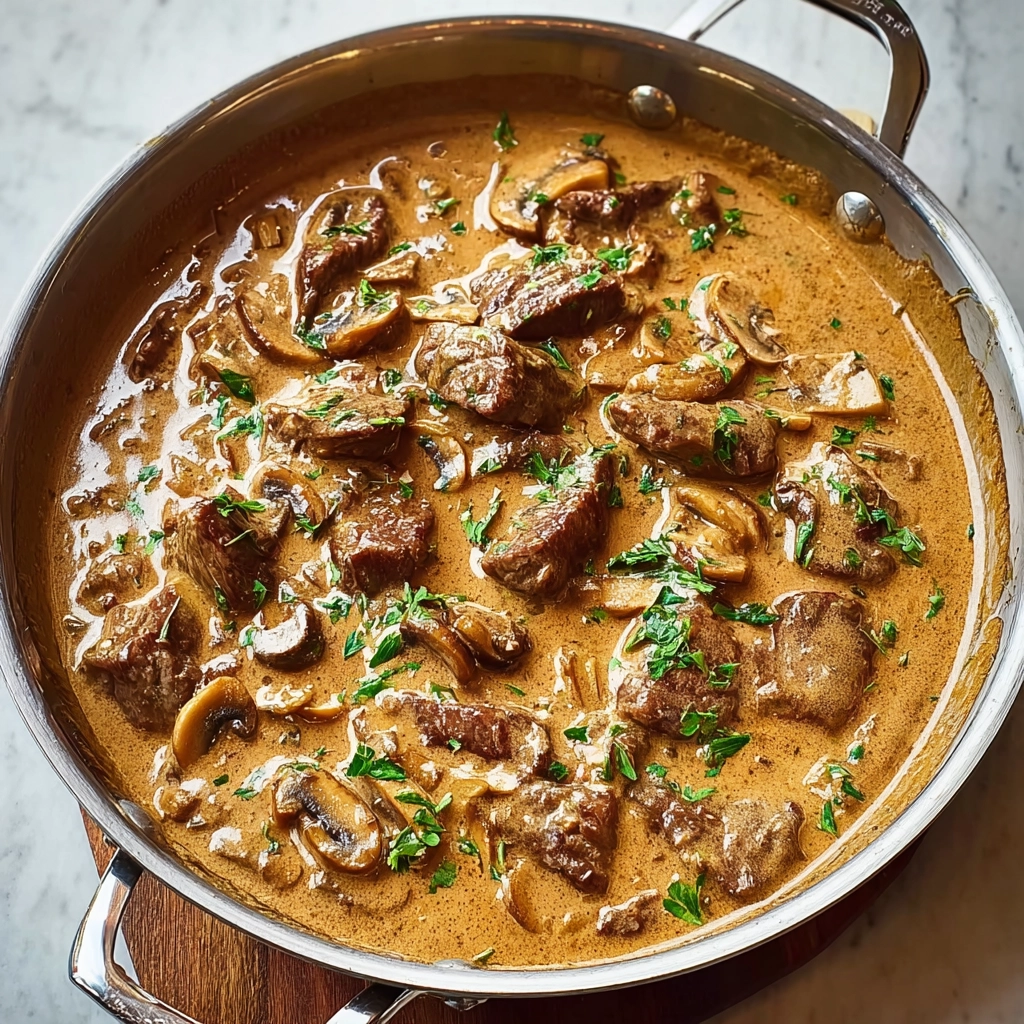 Boeuf Stroganoff