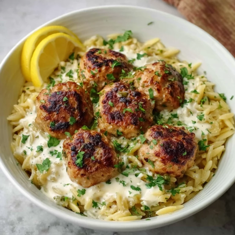 Boulettes Grecques Orzo