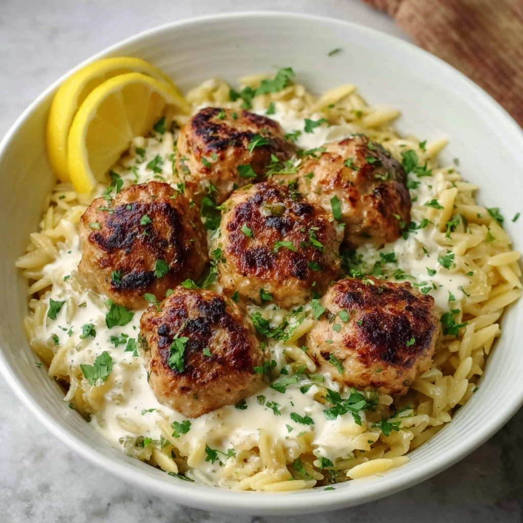 Boulettes Grecques Orzo