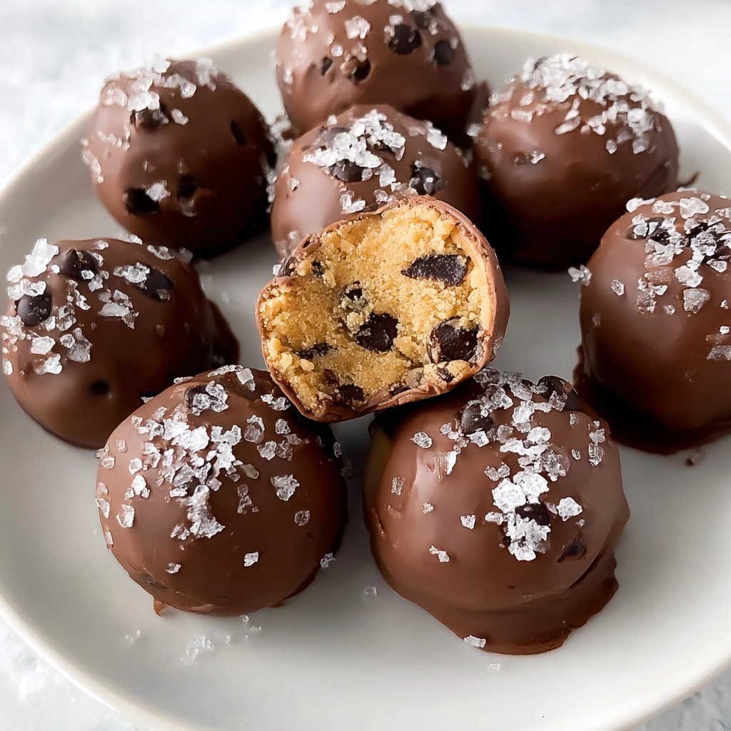 Chocolate Covered Cookie Dough Balls : la gourmandise saine qui change tout 5 Chocolate Covered Cookie Dough Balls Serving
